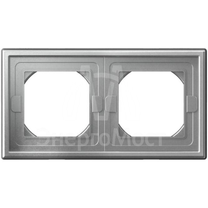 Рамка 2-м ArtGallery IP44 алюм. SE GAL440302