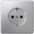 Розетка ArtGallery 16А с заземл. быстрозажим. клем. механизм алюм. SE GAL000343S