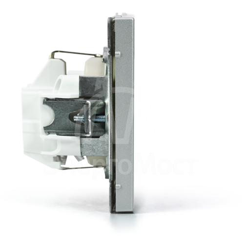 Розетка ArtGallery 16А с заземл. быстрозажим. клем. механизм алюм. SE GAL000343S