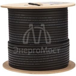 Кабель греющий (нагрев.) саморег. SRL24-2CR экранированный 24Вт/м 0.9кв.мм/70м 200м Rexant 51-0278