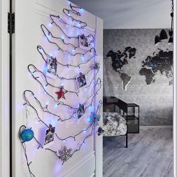 Гирлянда &amp;quot;ТВИНКЛ ЛАЙТ LED&amp;quot; (с контроллером 8 режимов) 10м 80LED 7Вт 220В IP20 син. провод темн.-зел. ПВХ NEON-NIGHT 303-043