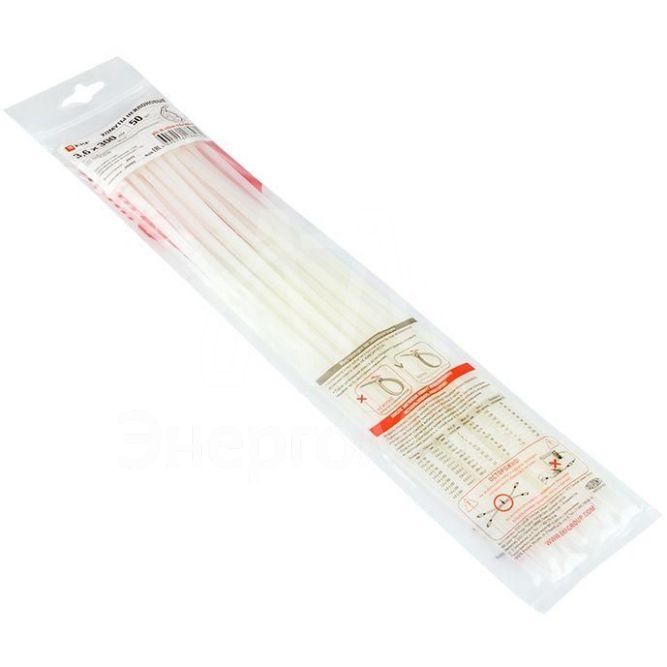 Хомут P6.6 3.6х370 FlexLock стандартный бел. (уп.100шт) PROxima EKF plc-fl-ctsw-3.6x370