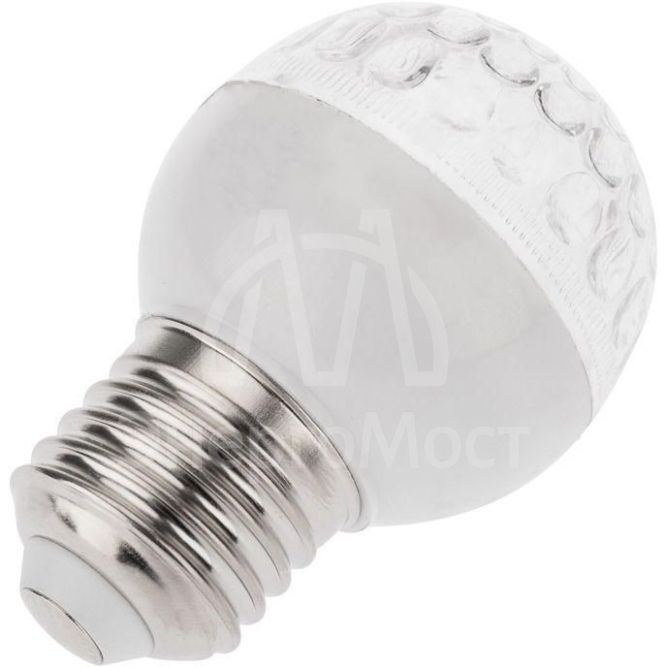 Лампа светодиодная 1Вт 9LED Шар d50 E27 красн. Neon-Night 405-212