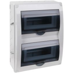 Щиток отркрытая проводка на 20 модулей с 2 вертик.дверцами 390х302х120мм IP65 УХЛ1 Ruvinil 69020