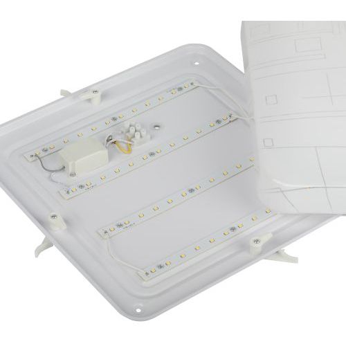 Светильник светодиодный Классик SPB-6-24 Nancy S квадратный потолочный без ДУ ЭРА Б0051093