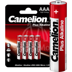 Элемент питания алкалиновый LR LR03 BL-4 (блист.4шт) Camelion 7369