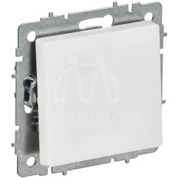 Выключатель 1-кл. СП BRITE ВС10-1-0-БрАБ 10А механизм арктич. бел. IEK BR-V10-0-10-K91
