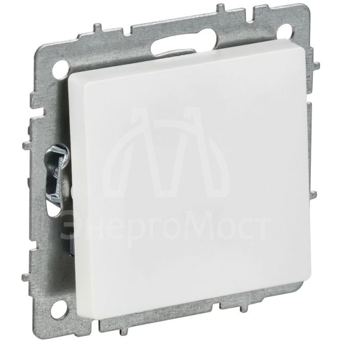 Выключатель 1-кл. СП BRITE ВС10-1-0-БрАБ 10А механизм арктич. бел. IEK BR-V10-0-10-K91