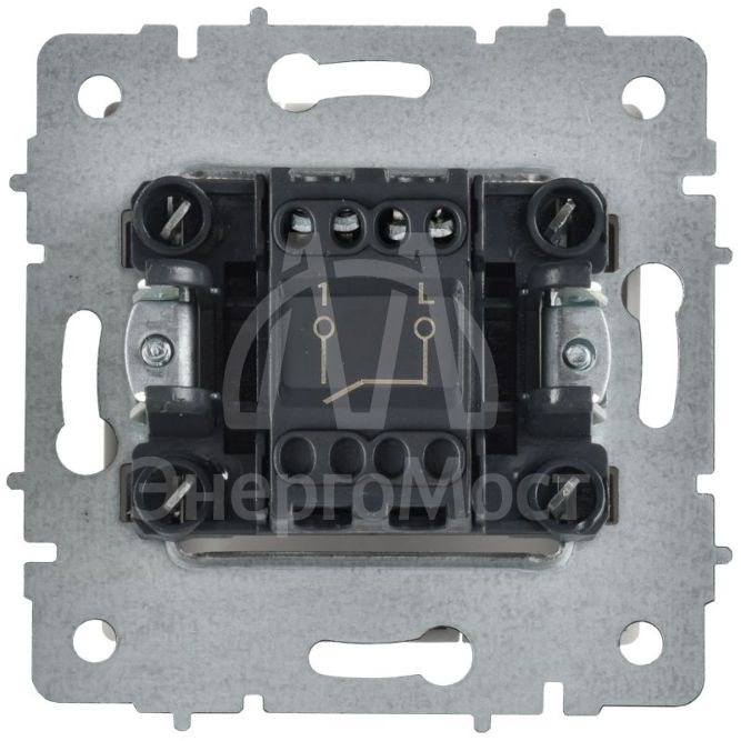 Выключатель 1-кл. СП BRITE ВС10-1-0-БрАБ 10А механизм арктич. бел. IEK BR-V10-0-10-K91