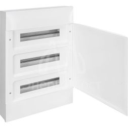 Щиток пластиковый навесной Practibox S 3х18 бел. дверь Leg 137608