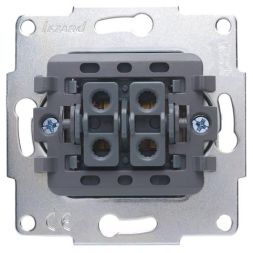 Выключатель 2-кл. СП Vesna механизм жемчуж./бел. перламутр. LEZARD 742-3088-101