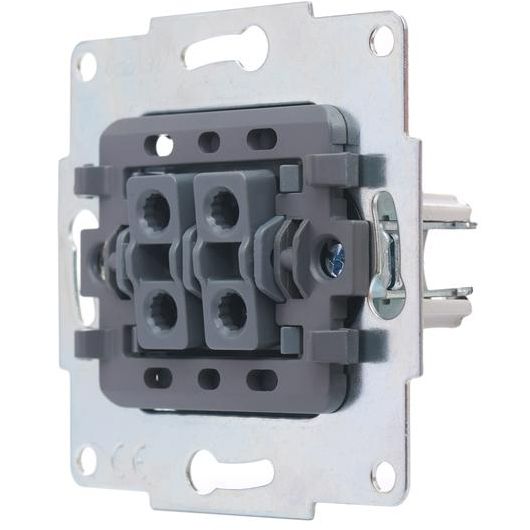 Выключатель 2-кл. СП Vesna механизм жемчуж./бел. перламутр. LEZARD 742-3088-101