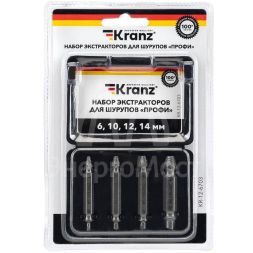 Набор экстракторов для шурупов Профи Kranz KR-12-6703