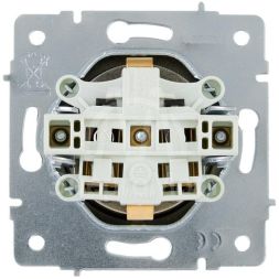 Розетка VESNA с заземл. ПБТ зол. LEZARD 742-3688-122B