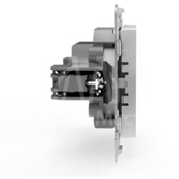 Розетка TV проходная СП Pixel 4DB механизм алюм. TOKOV ELECTRIC TKE-PX-A1P-C03