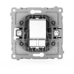 Розетка TV проходная СП Pixel 4DB механизм алюм. TOKOV ELECTRIC TKE-PX-A1P-C03