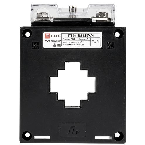 Трансформатор тока ТТЕ 30 250/5А кл. точн. 0.5 5В.А EKF tte-30-250/tc-30-250