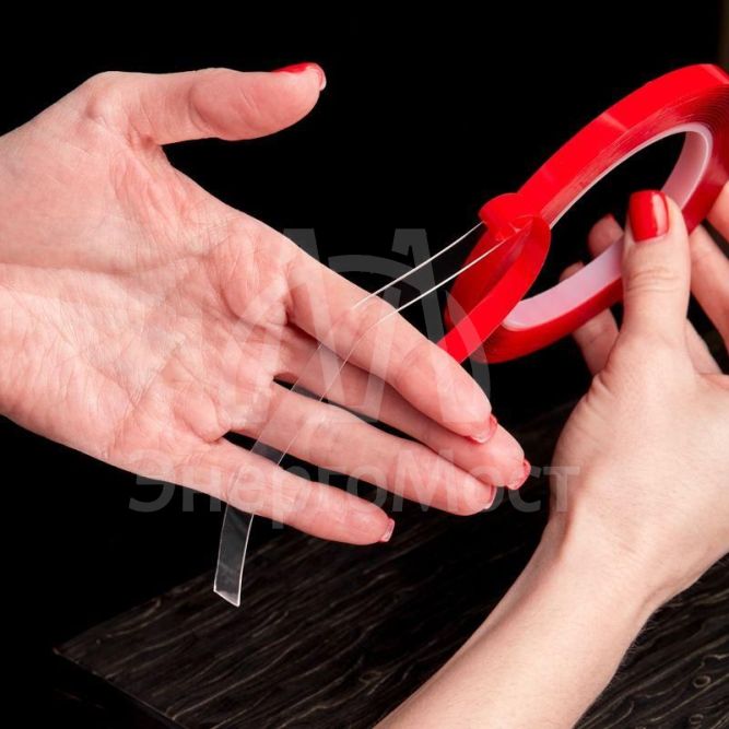 Скотч двустор. 9ммх5м прозр. REXANT 09-6509