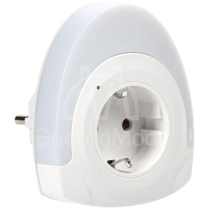 Светильник-ночник 002 овал розетка 220В IEK LDNN1-002-OV-P-00-S-K01