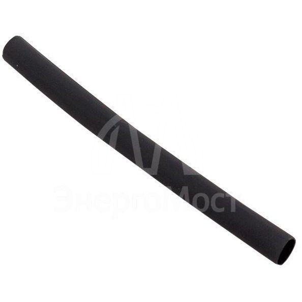 Набор трубок термоусадочных ТУТк клеевые 6/2 нг черн. по 100мм (уп.20шт) PROxima EKF tut-k-n-6