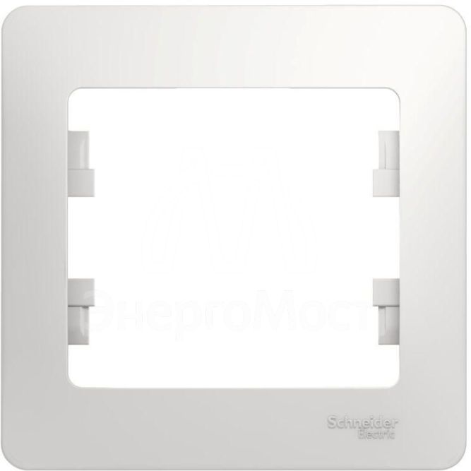 Рамка 1-м Glossa бел. SE GSL000101