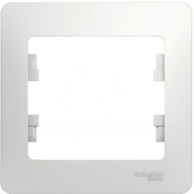 Рамка 1-м Glossa бел. SE GSL000101