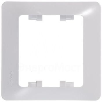 Рамка 1-м Glossa бел. SE GSL000101