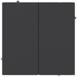 Выключатель 2-кл. KANT черн. уголь DKC 7012104