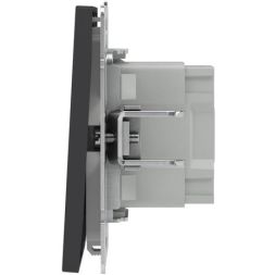 Выключатель 2-кл. KANT черн. уголь DKC 7012104