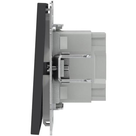 Выключатель 2-кл. KANT черн. уголь DKC 7012104