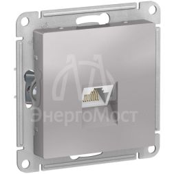 Механизм розетки компьютерной AtlasDesign RJ45 алюм. SchE ATN000383