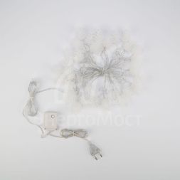 Гирлянда светодиодная &amp;quot;Шишки&amp;quot; 5м 30LED тепл. бел. провод прозр. с контроллером Neon-Night 303-069