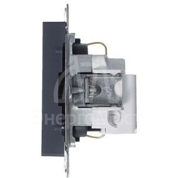 Механизм розетки 1-м СП AtlasDesign 16А с заземл. грифель SchE ATN000743