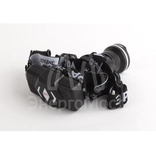 Фонарь аккумуляторный налобный GA-806 CREE 5Вт регулир. фокус литиевый аккум. 2.5А.ч алюм. USB пластик. (кор.) Эра Б0039626