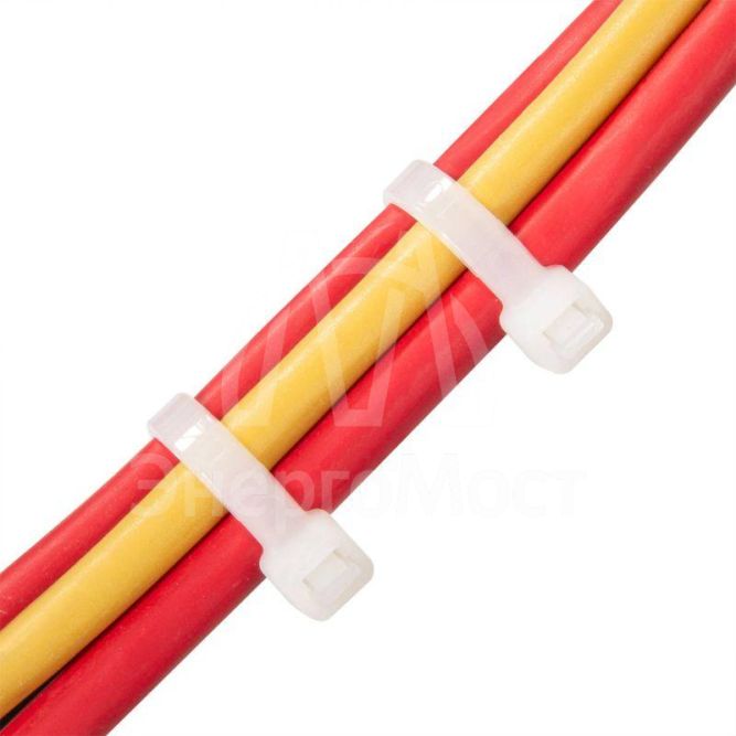 Хомут кабельный КСС 8х400 нейл. бел. (уп.100шт) Fortisflex 50011