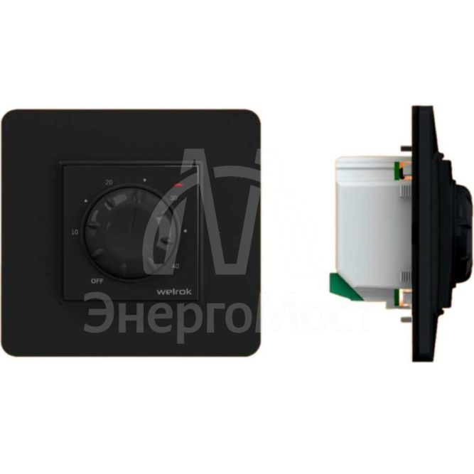 Терморегулятор для теплого пола rtp bk Welrok 4660251140557
