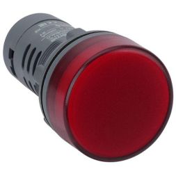 Лампа светосигнальная SB7 d22мм 230В AC красн. моноблочная SE SB7EV04MP