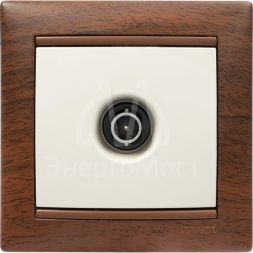 Розетка телевизионная TV СП Valena 1.5дБ 2400МГц с топологией &amp;quot;звезда&amp;quot; механизм сл. кость Leg 774329