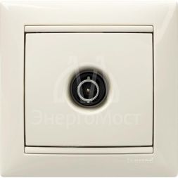 Розетка телевизионная TV СП Valena 1.5дБ 2400МГц с топологией &amp;quot;звезда&amp;quot; механизм сл. кость Leg 774329