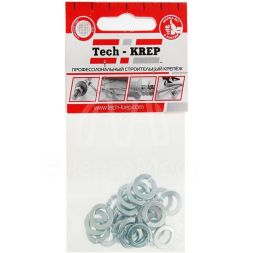 Шайба DIN127b пружинная М8 оцинк. (уп.25шт) Tech-KREP 103049