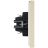 Выключатель проходной 2-кл. СП FORTE&amp;amp;PIANO 10А FP407 ваниль IEK FP-V22-0-10-1-K10