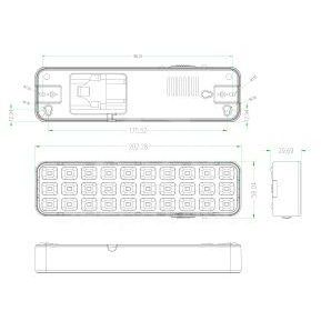 Светильник светодиодный DBA-102-0-20 30LED 5ч IP20 выход аварийный непостоянный Эра Б0044395