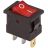 Выключатель клавишный 12В 15А (3с) ON-OFF красн. с подсветкой Mini (RWB-206-1; SC-768) Rexant 36-2170