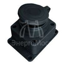 Розетка настенная 16А IP44 250В (еврослот) с заглушкой с заземл. каучук UNIVersal 602229