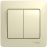 Выключатель 2-кл. СП Glossa 10А IP20 (сх. 5) 10AX в сборе беж. SchE GSL000252