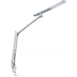 Светильник светодиодный KD-785 C03 настол. струбцина 230В 5Вт 4000К серебр. Camelion 12109