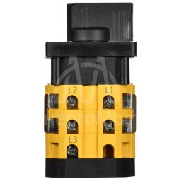 Переключатель кулачковый 10А (сх. 11) стандартная рукоятка IEK MI-CS10-010-011