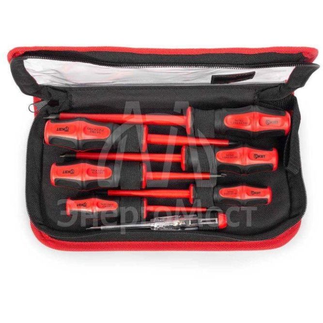 Набор диэлектрических отверток &amp;quot;Профи&amp;quot; НИО-07 КВТ 78618