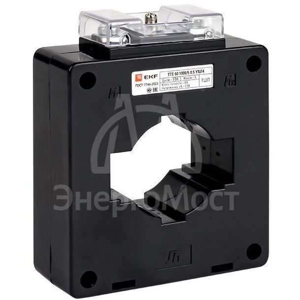 Трансформатор тока ТТЕ 60 500/5А кл. точн. 0.5 5В.А EKF tte-60-500/tc-60-500