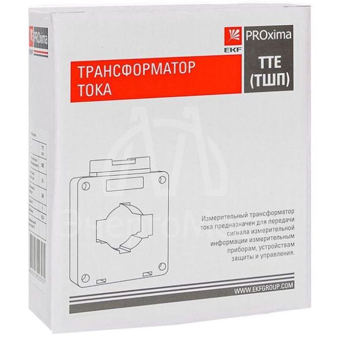 Трансформатор тока ТТЕ 60 500/5А кл. точн. 0.5 5В.А EKF tte-60-500/tc-60-500